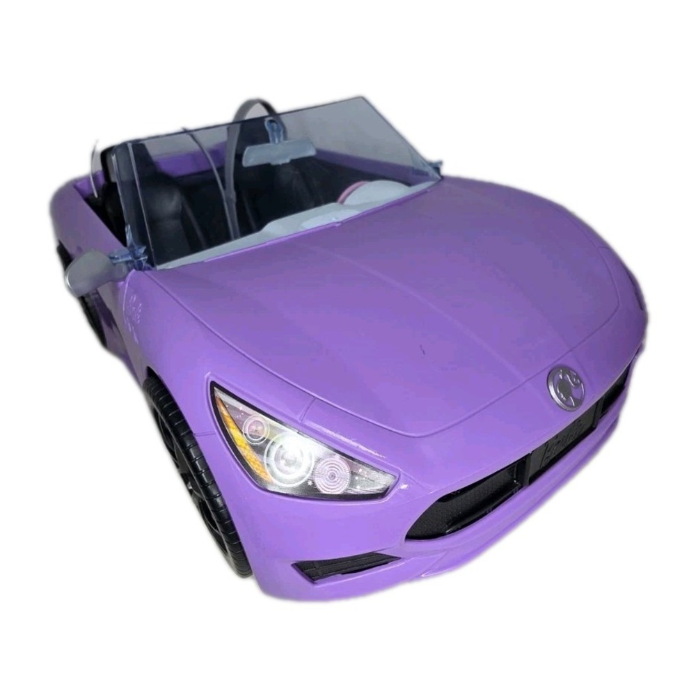 Mattel HBT92 Barbie Purple Convertible 2 Seater Sports Car - Picture 2 of 8